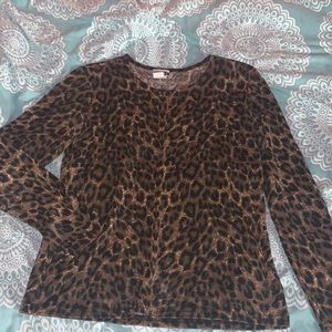 Cheetah print top